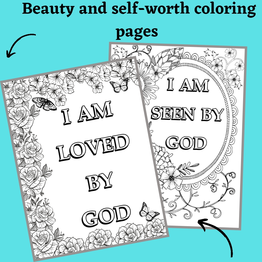 Beauty and Self-worth printable