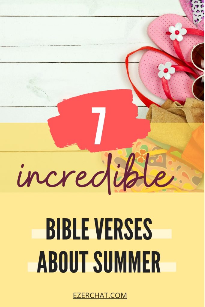 Bible verses about summer